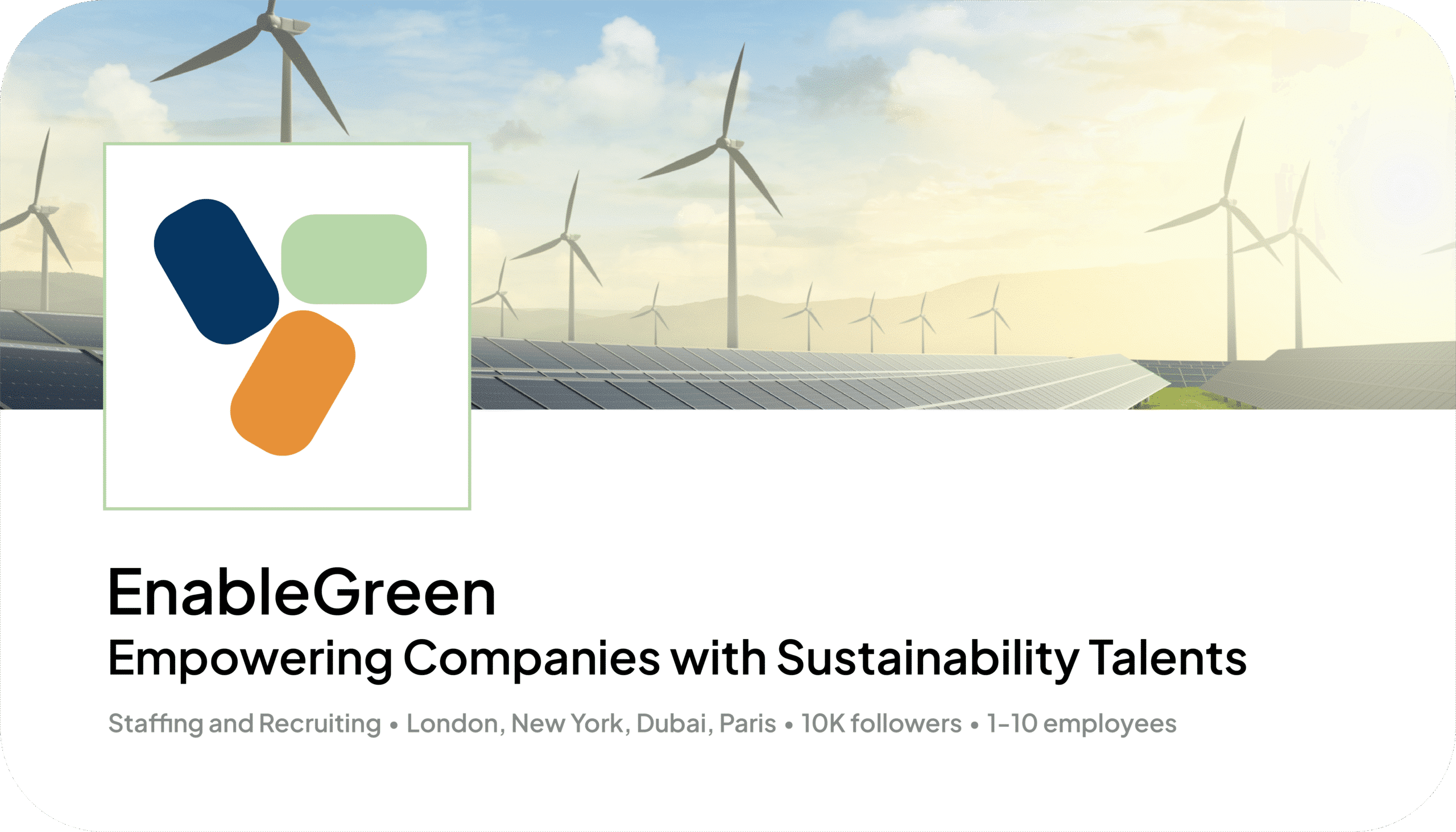 EnableGreen LinkedIn page